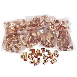 Copper End Feed Fittings Pack 300 Piece Set 92324