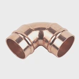 Copper Solder Ring Equal 90° Elbows 22mm 10 Pack 38313