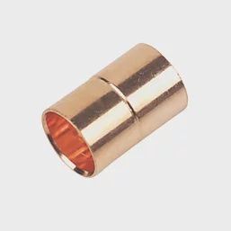 Copper End Feed Equal Couplers 10mm 20 Pack 60706