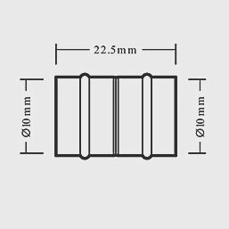 Copper Solder Ring Equal Couplers 10mm 10 Pack 44465