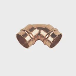 Copper Solder Ring Equal 90° Elbows 15mm 2 Pack 31332