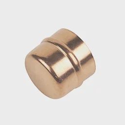 Copper Solder Ring Stop Ends 22mm 2 Pack 56161