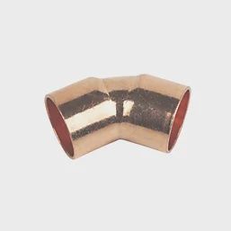 Copper End Feed Equal 135° Elbows 15mm 2 Pack 72242