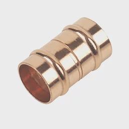 Copper Solder Ring Equal Couplers 15mm 2 Pack 66884