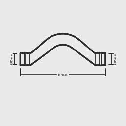 Copper Solder Ring Equal Full Crossover 15mm 96070