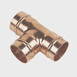 Copper Solder Ring Equal Tee 28mm 34839