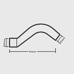 Copper End Feed Equal Part Crossover 15mm 84244