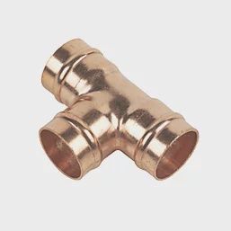 Copper Solder Ring Equal Tee 22mm 62407