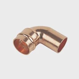 Copper Solder Ring Equal 90° Street Elbow 15mm 87854