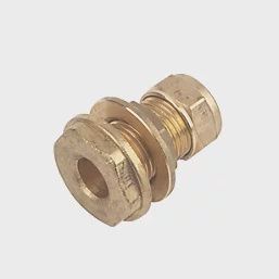 Brass Compression Tank Connector 15mm 82376