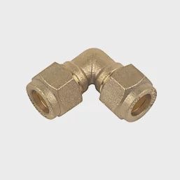 Brass Compression Equal 90° Elbow 10mm 24019