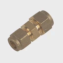 Brass Compression Equal Coupler 8mm 20317