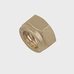 Brass Compression Cap Nut 15mm 60219