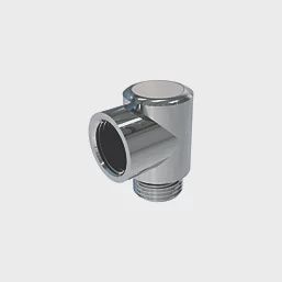 Brass BSP Equal 90° Towel Radiator Elbow 1/2&quot; 500TF