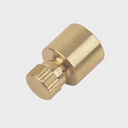 Brass End Feed Air Vent Cap 15mm 52451