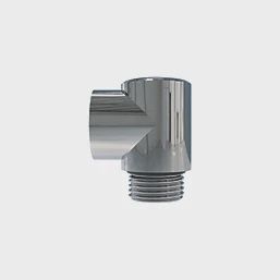 Brass BSP Equal 90° Towel Radiator Elbow 1/2&quot; 500TF
