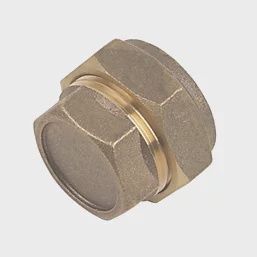Brass Compression Stop Ends 22mm 10 Pack 97116
