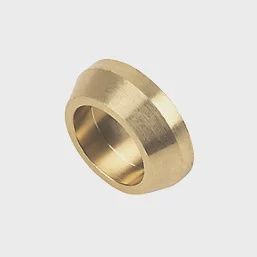 Brass Compression Blanking Disc Caps 15mm 2 Pack 64472
