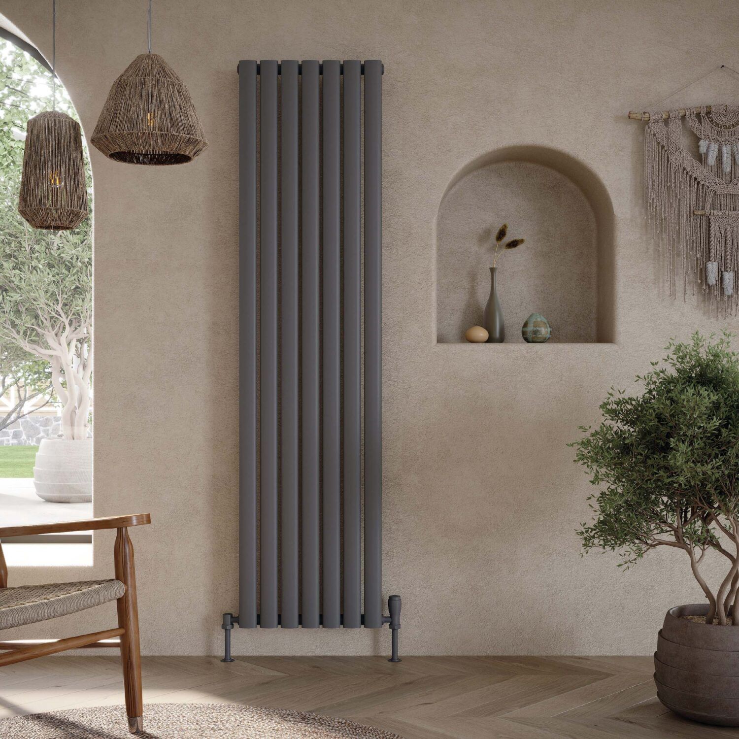 Apex Designer Radiator – 413 X 1800 APEX18-41V-S-A