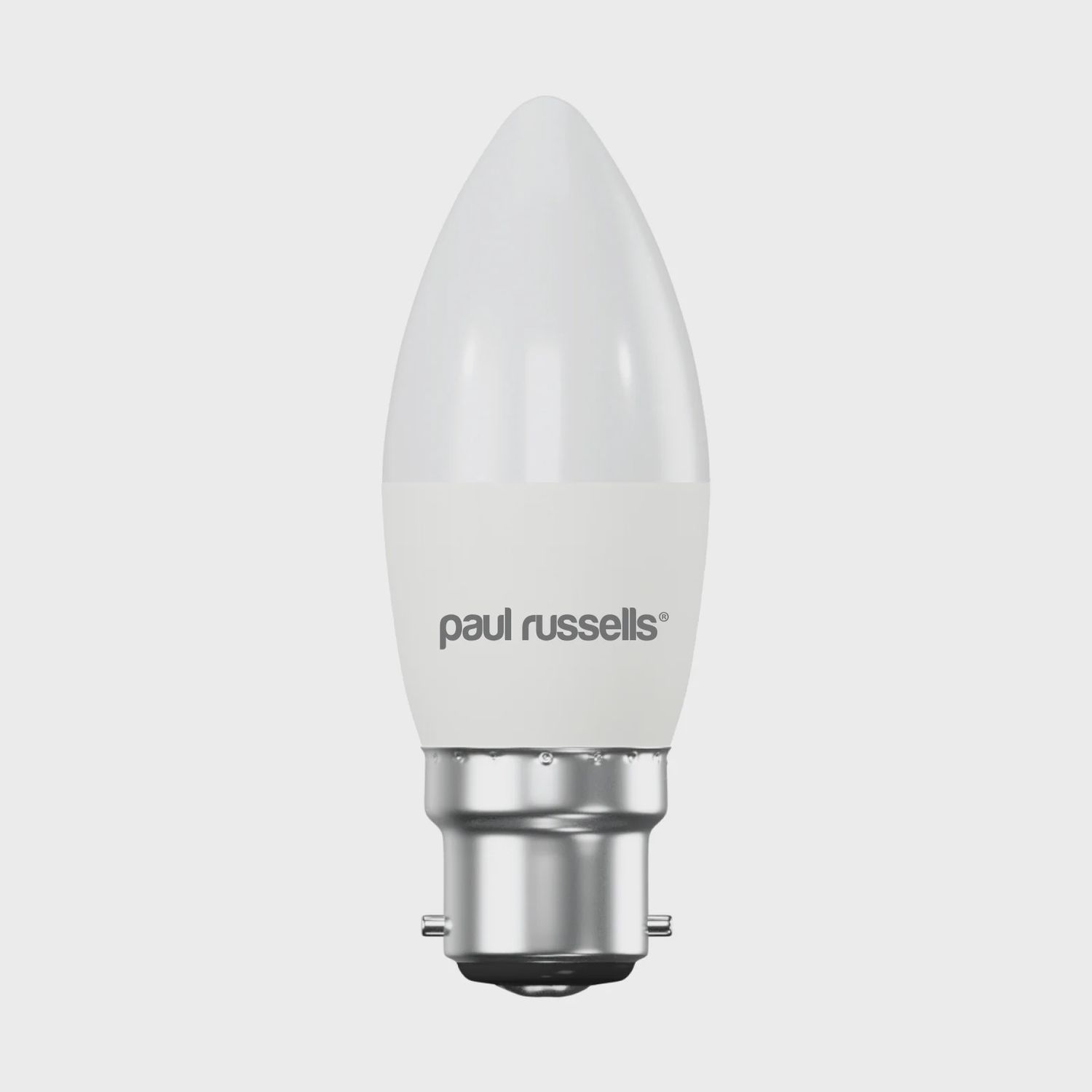 LED Candle 6.5W=60W Cool White Bayonet Cap BC B22 Bulbs