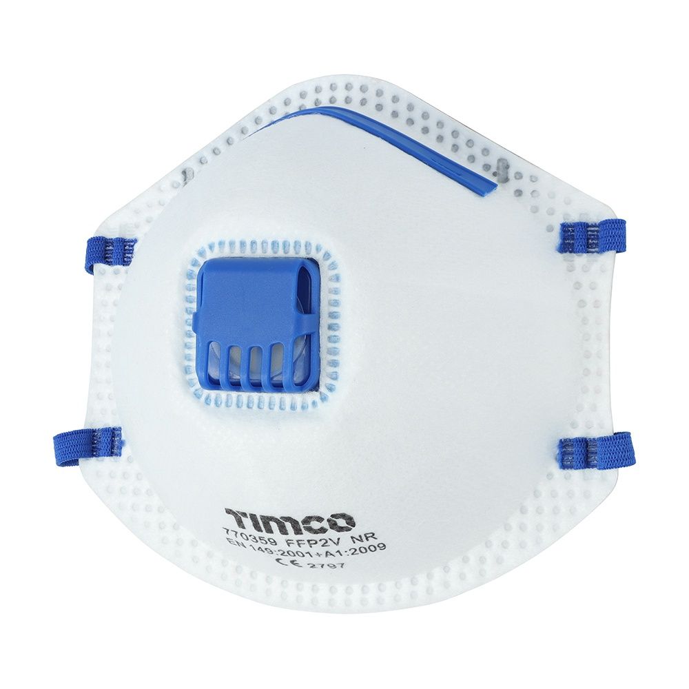 FFP2 Moulded Masks with Valve 1Pcs