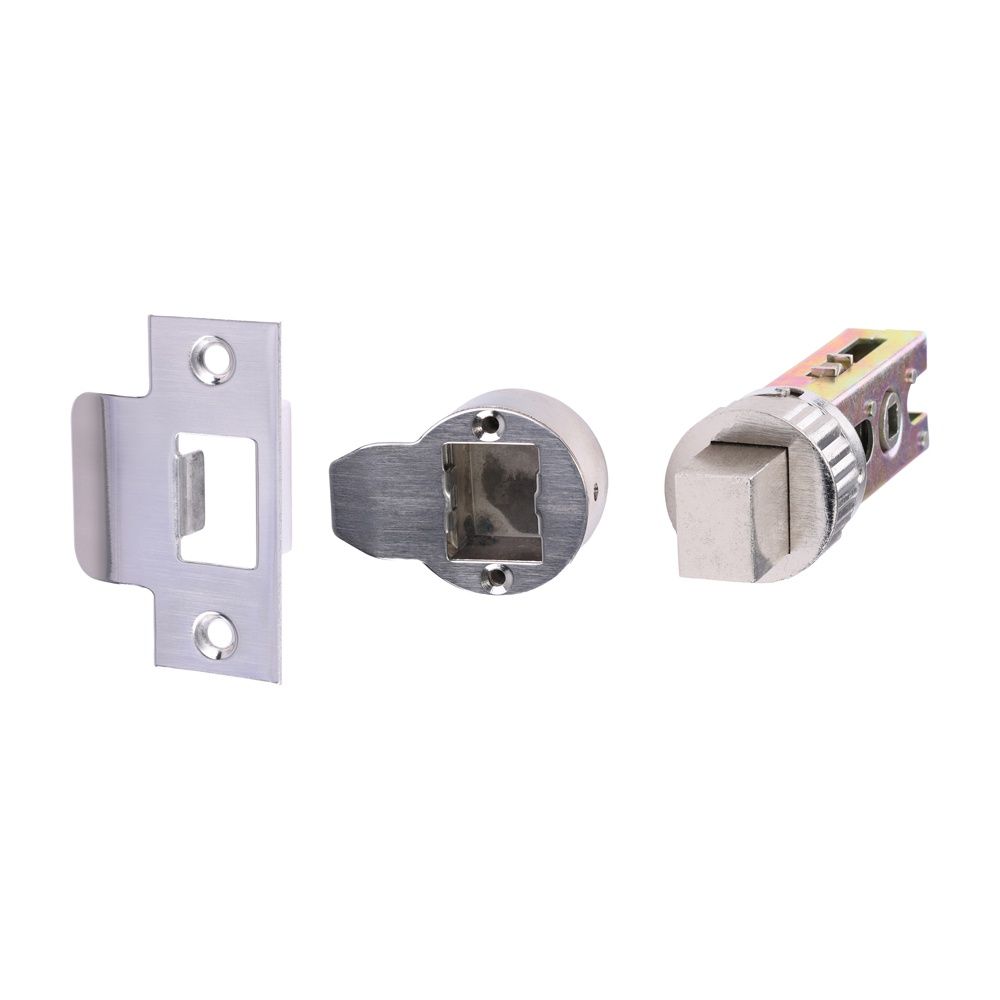 Quick Fit Round Deadbolt - Nickel 64 case / 45 backset