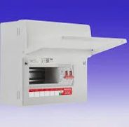 BG 6 Way Metal Consumer Unit c/w 100A Main Switch + SPD (Surge Protection Device)