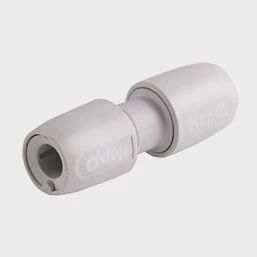 Hep2O Plastic Push-Fit Equal Coupler 10mm