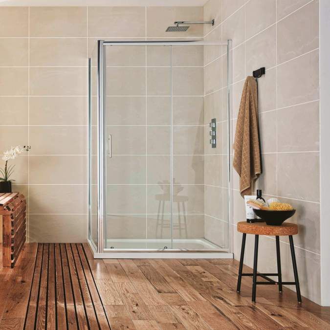 S6 Sliding Shower Door 1400 mm S6-GLASS016