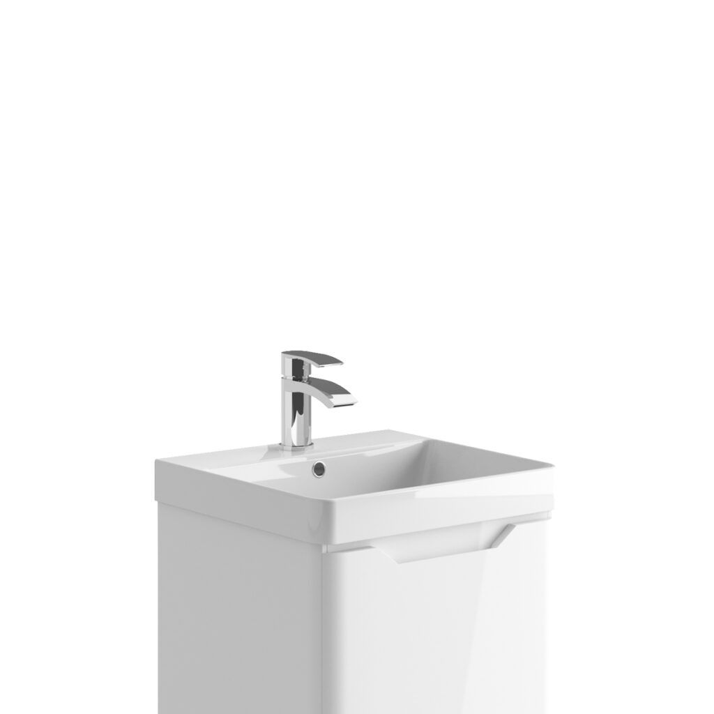 Scudo Deep 500mm White Vanity Basin