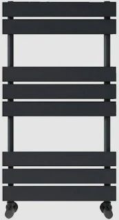 Scudo Life Black 800 x 450mm Towel Radiator