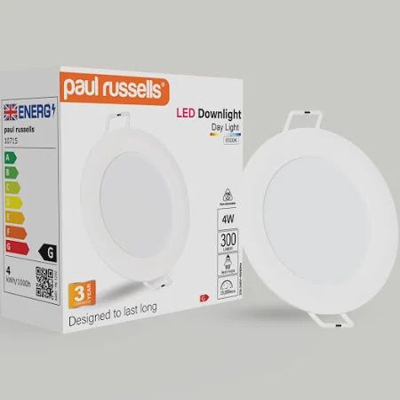 Paul russells 4W LED Ceiling Downlights