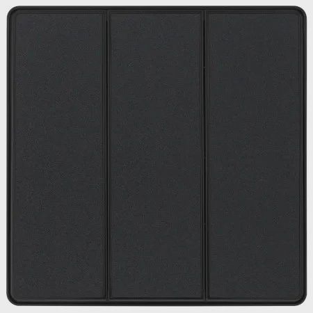 BG Evolve PCDMB43EB Triple Edge to Edge Rocker Switch 2 Way Matt Black