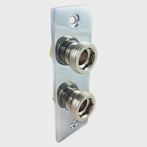 XAVIGA Bidet Thermostatic Shower Fixing Wall Plate Bathroom Toilet Valve Back Chrome