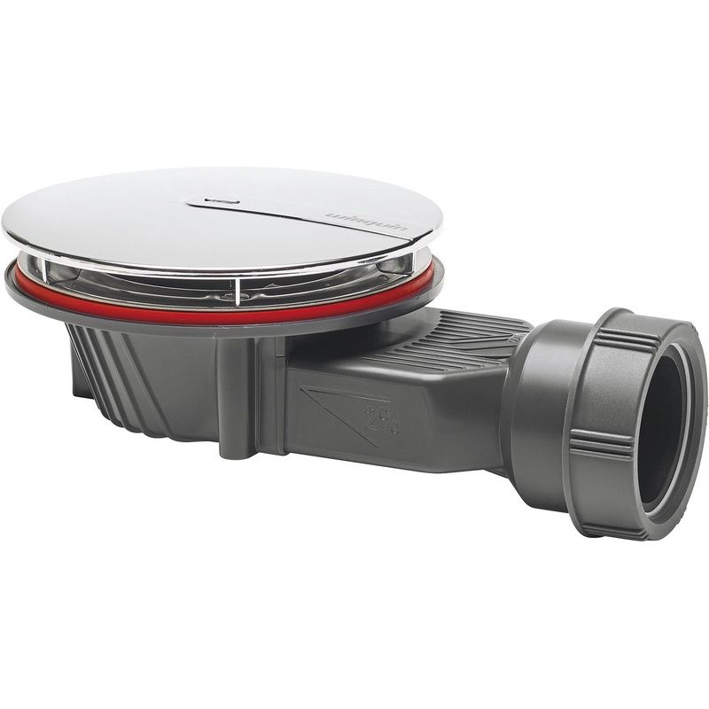 Wirquin Slim+ Shower Waste Chrome-Plated ABS Dome