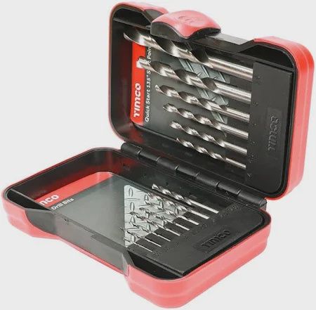 TIMCO 15 Piece Ground Jobber Drills Set - HSS