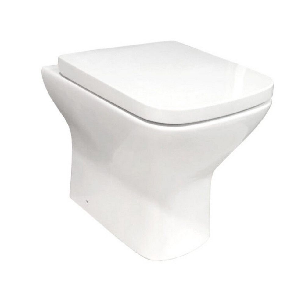 Scudo Porto Back to Wall Rimless WC and Wrap Over Seat