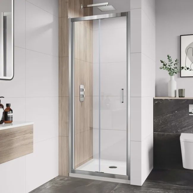6mm Bifold Shower Door 760mm