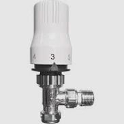 Angled Radiator Valve Chrome Plated 10mm