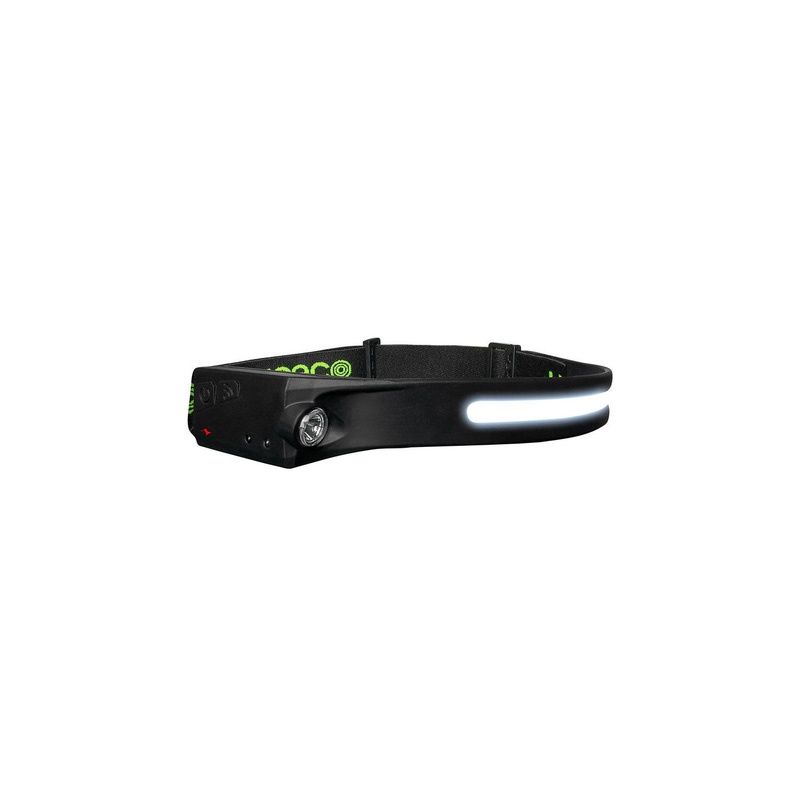 Luceco Flexible USB Head Torch with Motion Sensor 350+150lm