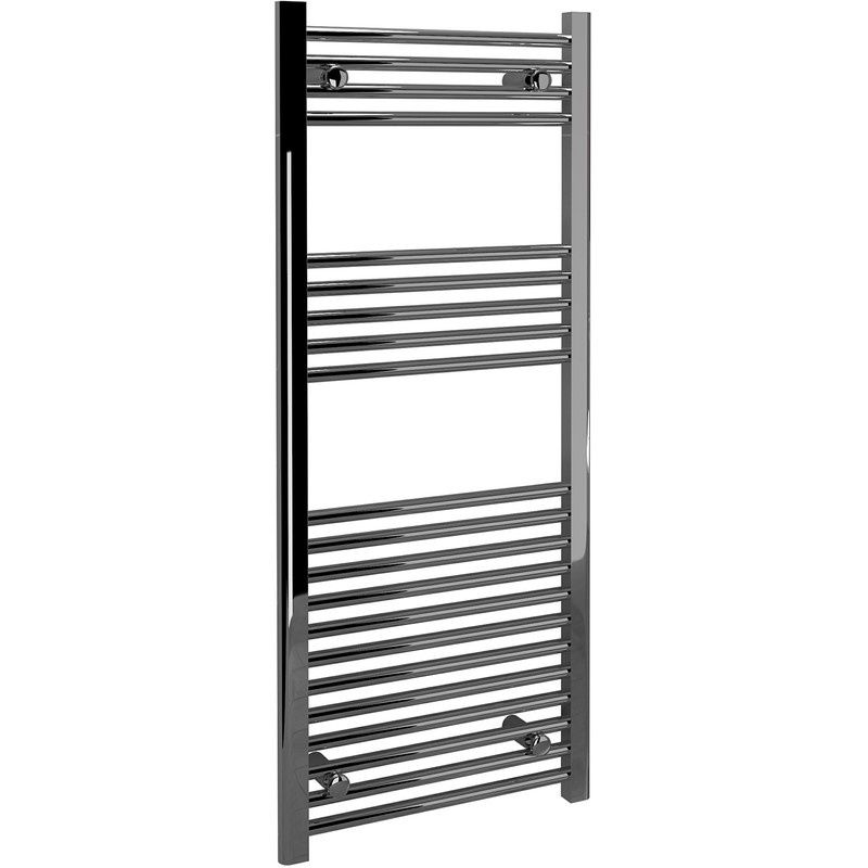 Chrome Flat Ladder Towel Radiator 1200 x 500mm