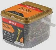 Solo Woodscrews 4.0 x 50