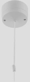 British General 6A 1-Way Pull Cord Switch White
