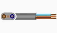 6.0mm² 6242Y Grey Twin &amp; Earth Cable Cut to length (Max. 100Mtrs)