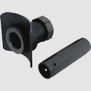 McAlpine Mechanical Pipe Boss Connector Black 40mm