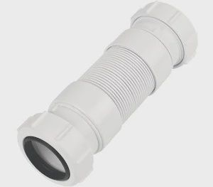 McAlpine FLEXCON2 Flexible Connector White 40mm x 460mm