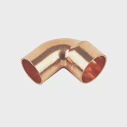 Copper End Feed Equal 90° Street Elbows 15mm