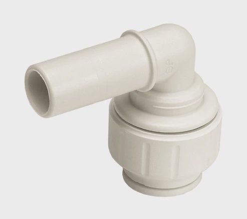 22mm Stem Elbow White