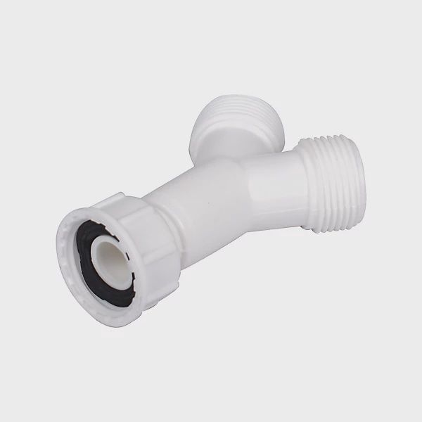 White Threaded Washing machine Y piece