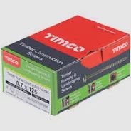 Timco Hex Socket Timber Frame Construction &amp; Landscaping Screws 6.7mm x 87mm 50 Pack